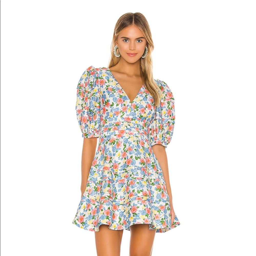 ISO Avian Dress in White Anemone Floral
AMUR
